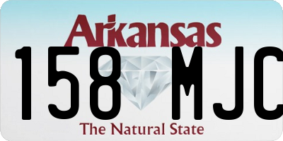 AR license plate 158MJC