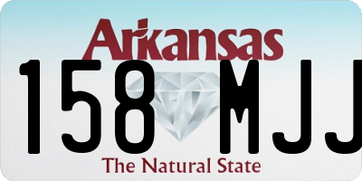 AR license plate 158MJJ