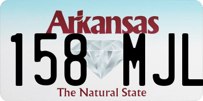 AR license plate 158MJL