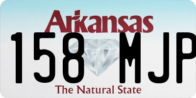 AR license plate 158MJP