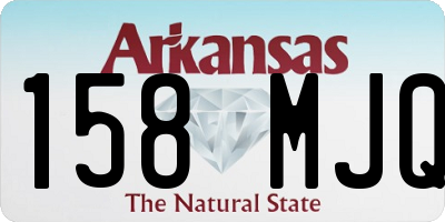 AR license plate 158MJQ