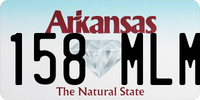 AR license plate 158MLM