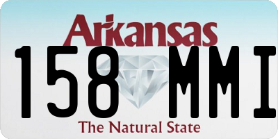 AR license plate 158MMI