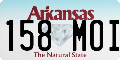 AR license plate 158MOI