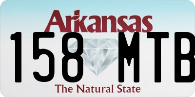 AR license plate 158MTB