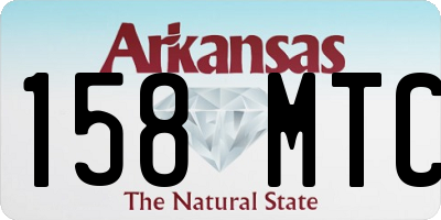AR license plate 158MTC