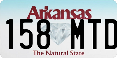 AR license plate 158MTD