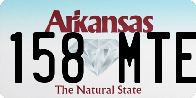 AR license plate 158MTE