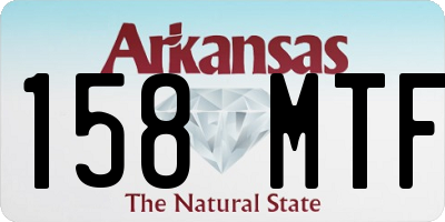 AR license plate 158MTF
