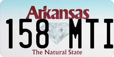 AR license plate 158MTI