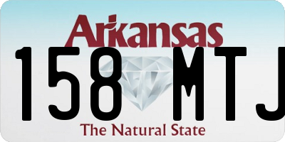 AR license plate 158MTJ