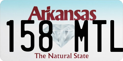 AR license plate 158MTL