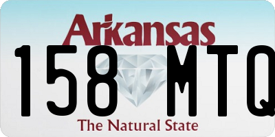 AR license plate 158MTQ
