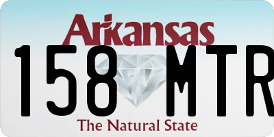 AR license plate 158MTR
