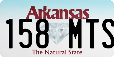 AR license plate 158MTS