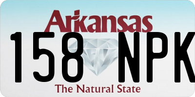 AR license plate 158NPK