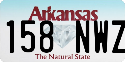 AR license plate 158NWZ