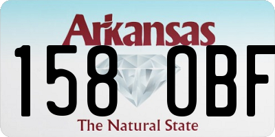 AR license plate 158OBF