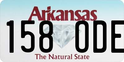 AR license plate 158ODE