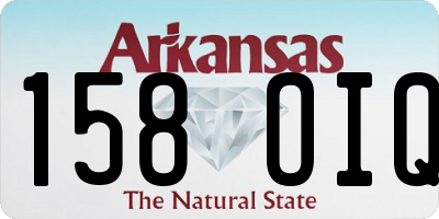 AR license plate 158OIQ