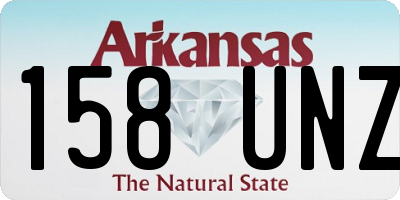 AR license plate 158UNZ