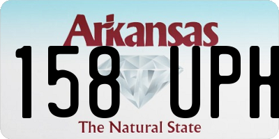 AR license plate 158UPH