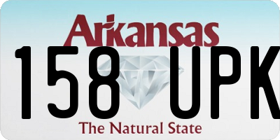 AR license plate 158UPK