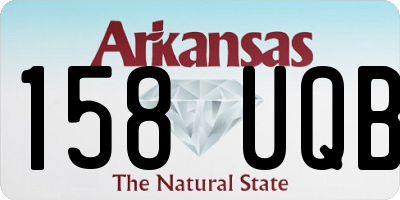 AR license plate 158UQB