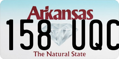 AR license plate 158UQC