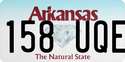 AR license plate 158UQE