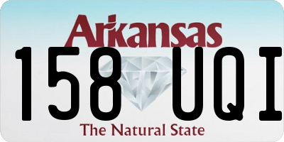 AR license plate 158UQI