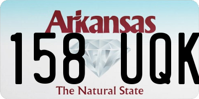 AR license plate 158UQK