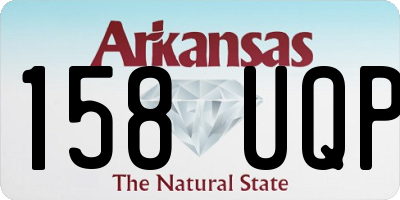 AR license plate 158UQP