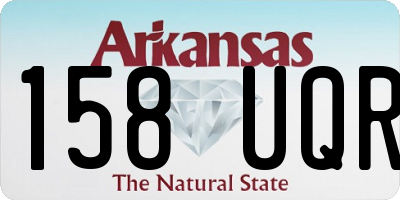 AR license plate 158UQR