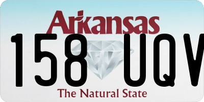 AR license plate 158UQV