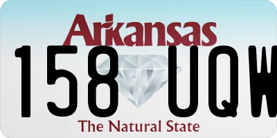 AR license plate 158UQW