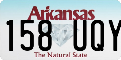 AR license plate 158UQY