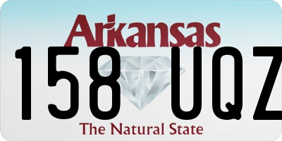 AR license plate 158UQZ