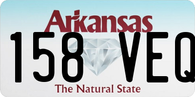 AR license plate 158VEQ