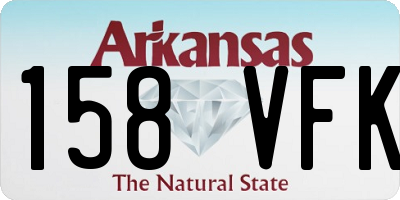AR license plate 158VFK
