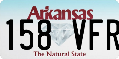 AR license plate 158VFR