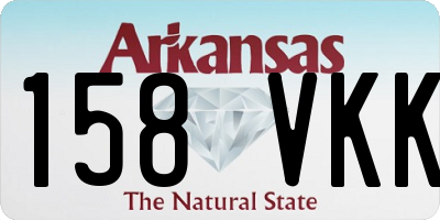 AR license plate 158VKK