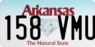AR license plate 158VMU