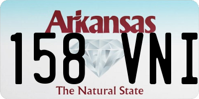 AR license plate 158VNI