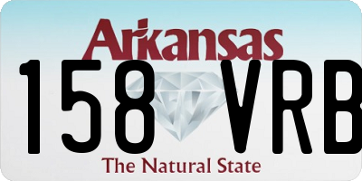 AR license plate 158VRB