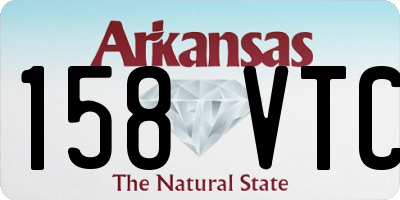AR license plate 158VTC