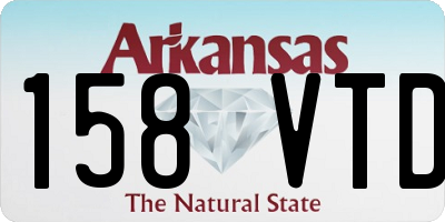AR license plate 158VTD