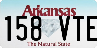 AR license plate 158VTE