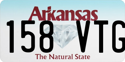 AR license plate 158VTG