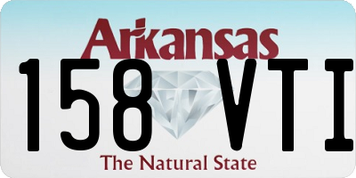 AR license plate 158VTI